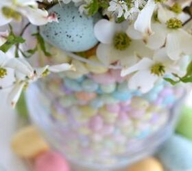 create a blooming branch centerpiece for easter