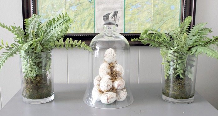 diy easter egg topiary for less than a dollar