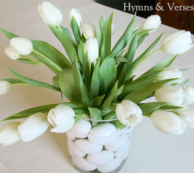 s check out these 15 beautiful flower ideas for spring, Clever Arrangement with Tulips Eggs