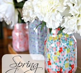s check out these 15 beautiful flower ideas for spring, Mason Jar Vases