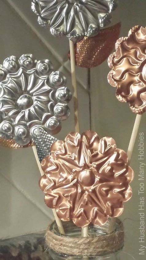 s check out these 15 beautiful flower ideas for spring, Brilliant Idea Using Aluminum