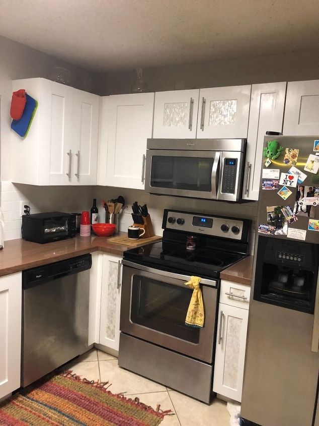 Old Formica Cabinet To Modern Coastal Hometalk