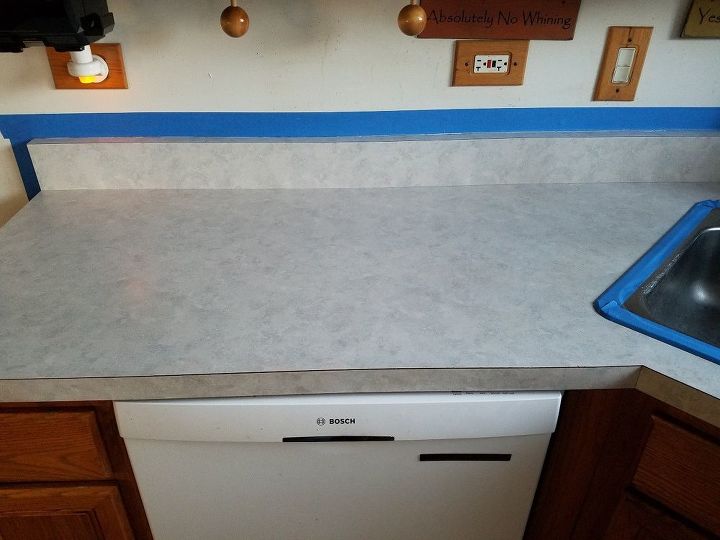 How To Paint Kitchen Counter Makeover Diy Hometalk Paint Kitchen Counter Makeover Diy