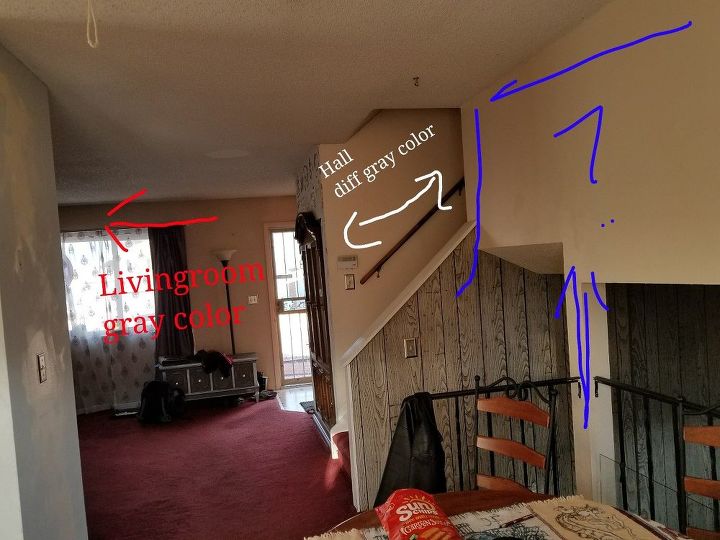 q how do you choose paint for joining walls of diff rooms diff colors