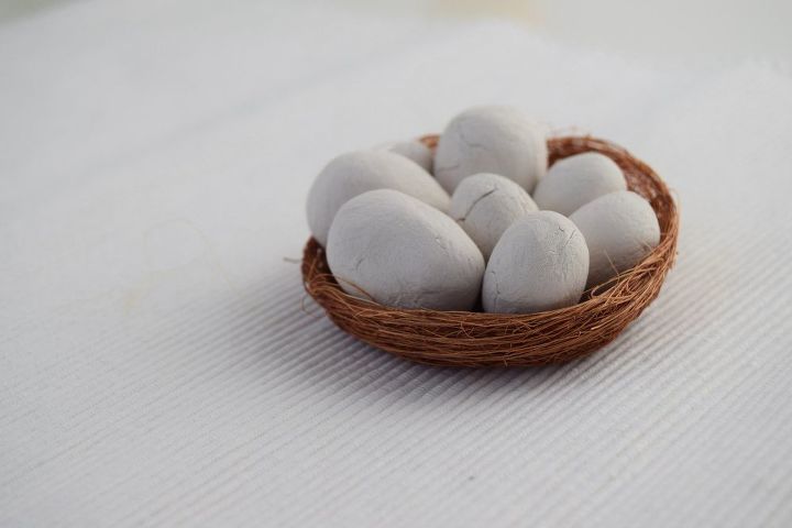 miniatura de decorao de ovo de pscoa