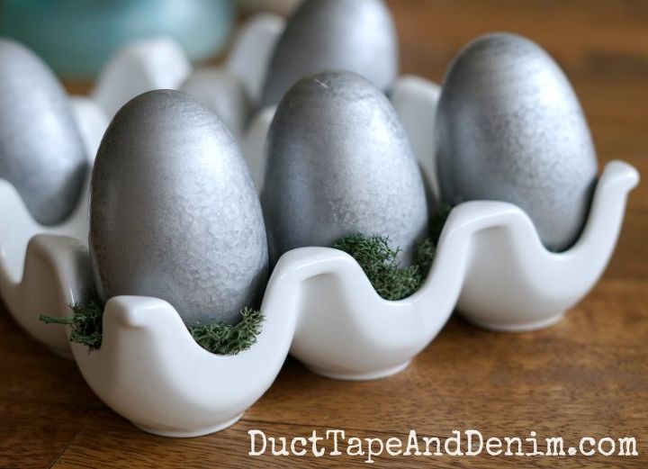 easy diy galvanized easter eggs