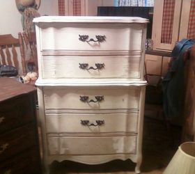 pretty french provincial chest on chest named penny