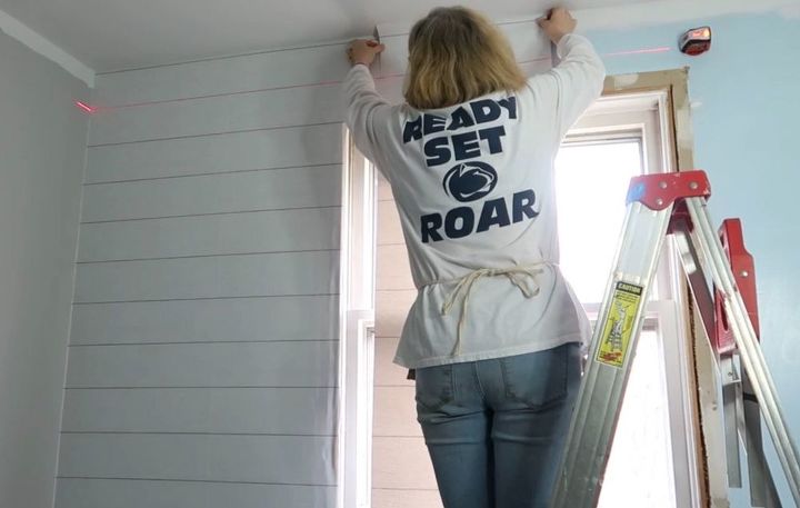 peel and stick wallpaper makeover