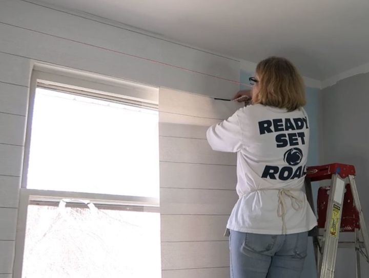 peel and stick wallpaper makeover