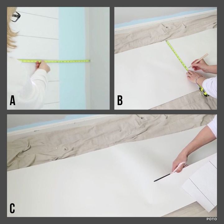 peel and stick wallpaper makeover