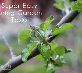 super easy spring garden tasks