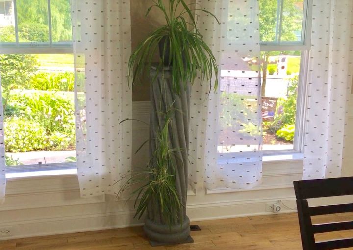 14 creative ways to transform pool noodles into something new, Spray Paint Noodles Into A Column
