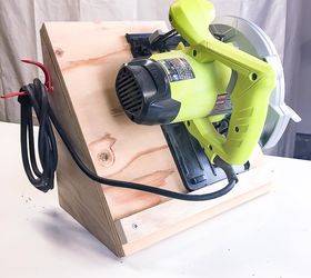 you ll want to start organizing when you see these clever ideas, Circular Saw Holder