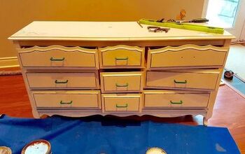Craft Storage -Repurpose Dresser