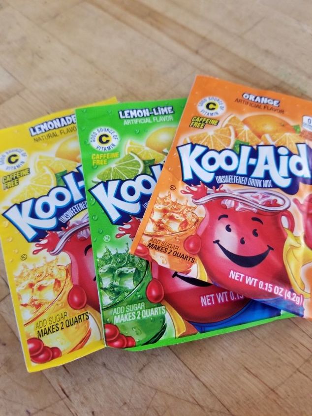 tie tus huevos de pascua y luego limpia la casa en primavera, Kool Aid