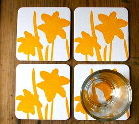 s 25 small decor ideas that will add some spring to your home, Cute Coasters