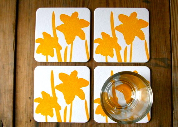s 25 small decor ideas that will add some spring to your home, Cute Coasters