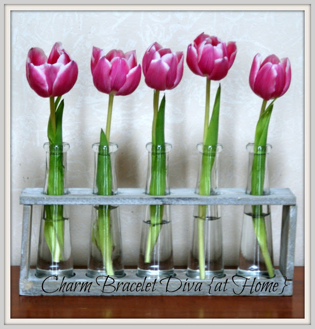 s 25 small decor ideas that will add some spring to your home, Chic Tulip Display