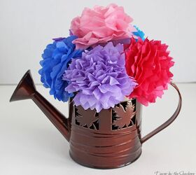s 25 small decor ideas that will add some spring to your home, Tissue Paper Flowers