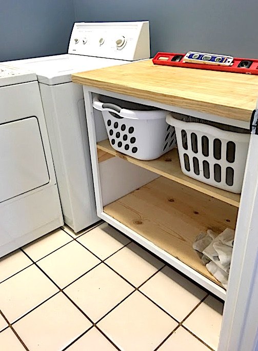 laundry basket holder