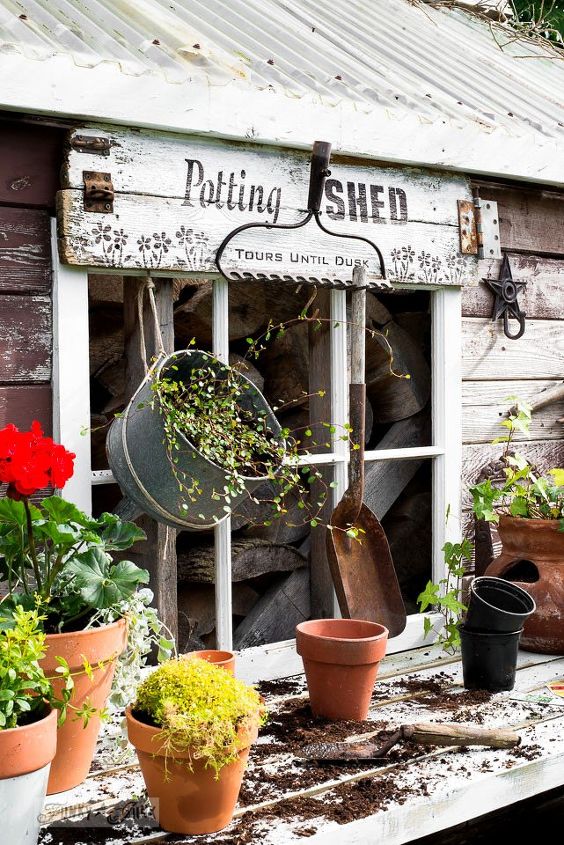 the ultimate potting shed tool holder