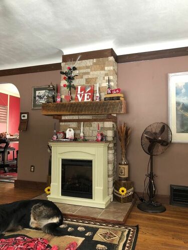 How can I change the color of ceramic tile under a wood stove ... How can I change the color of ceramic tile under a wood stove ...