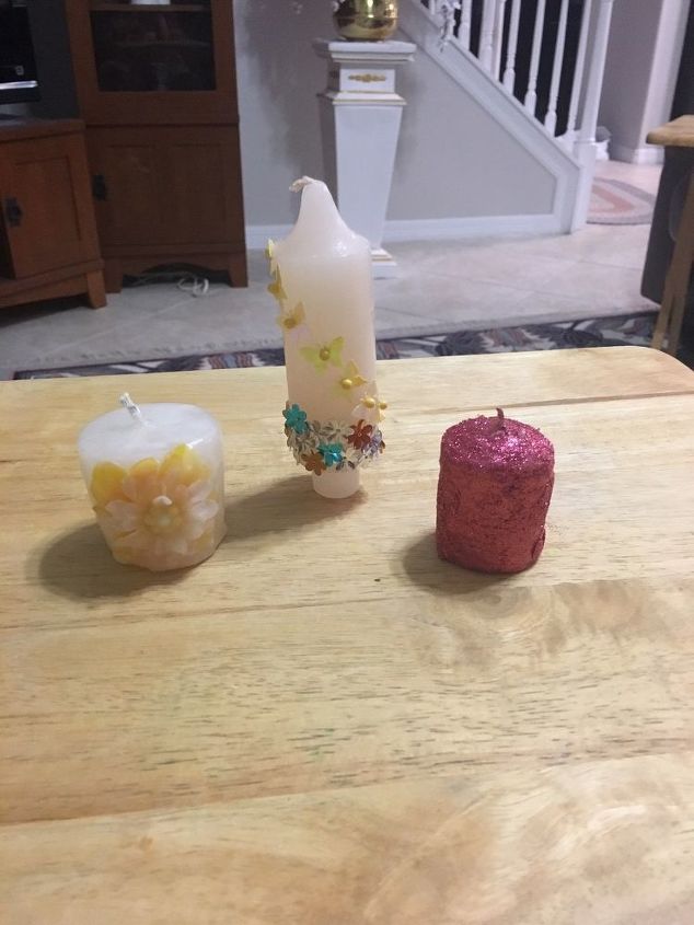 easy candle make overs