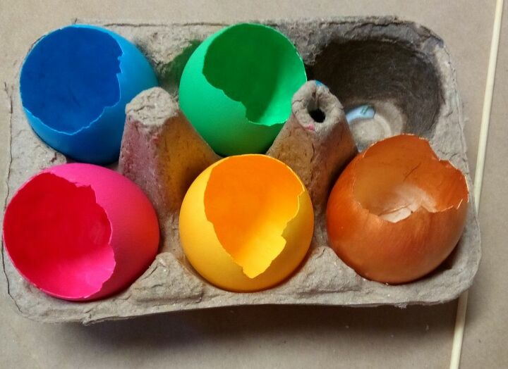 ovos de pscoa, Pinte ou envernize as cascas dos ovos