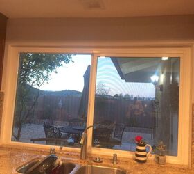 q how can i make my kitchen window look finished