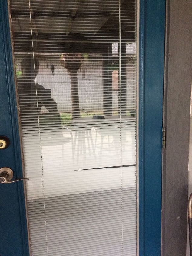 A Door With Built In Blinds And The String Broke On One Fix Or Hide Hometalk