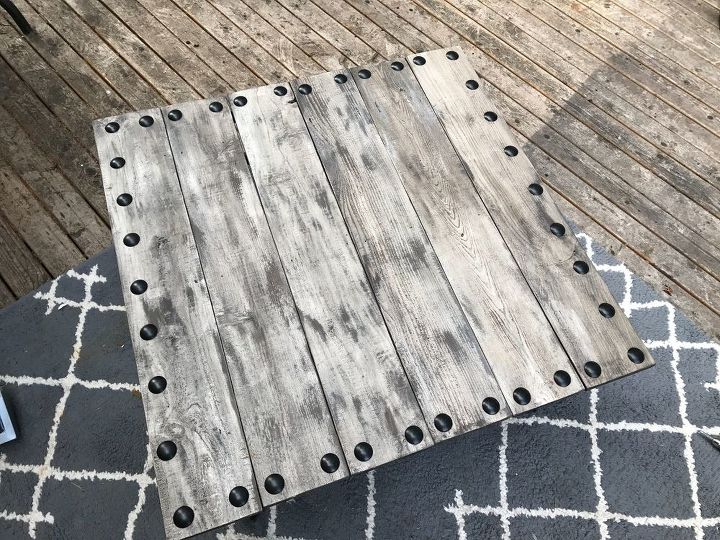 80 s coffee table base makeover