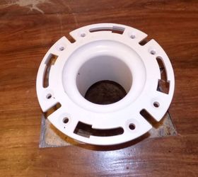 diy how to fix a cast iron toilet flange