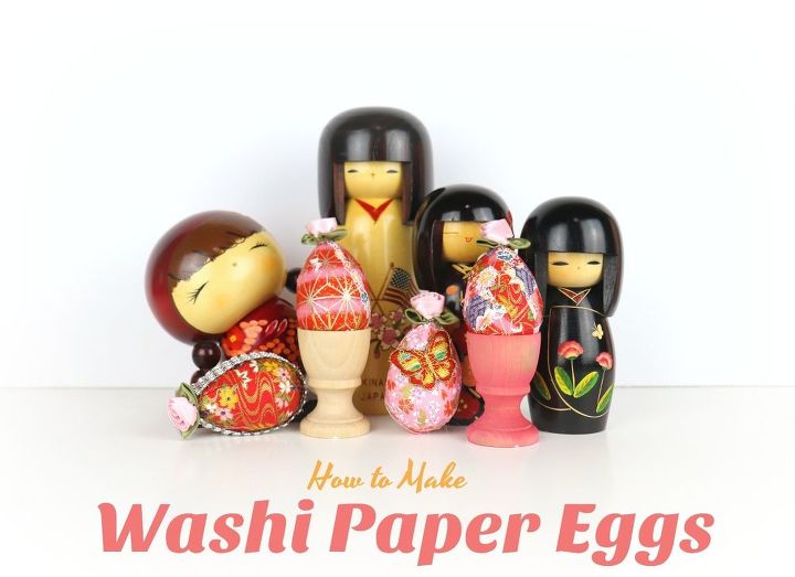 tutorial de huevos de papel washi