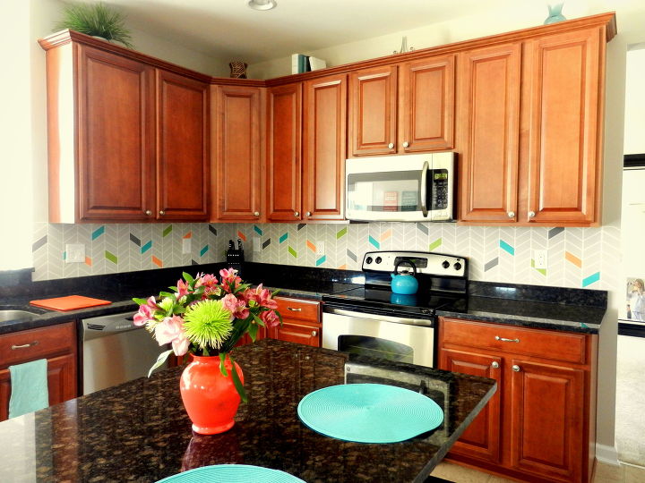 s the 12 most popular backsplash makeovers people are doing now, Paint Cost 30 50 8 hrs