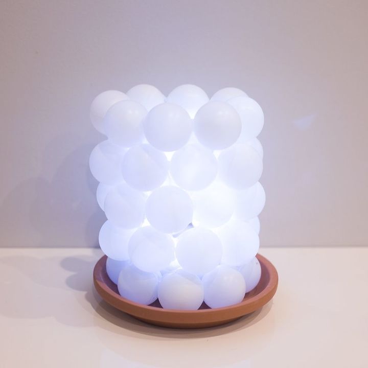 proyectos de bricolaje con pelotas de ping pong para tu casa