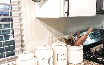 Installing Beadboard as Backsplash and Kitchen Makeover for $100