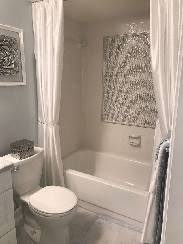 Old Bathtub Surround And Tile, Tile Above Shower Surround Ideas