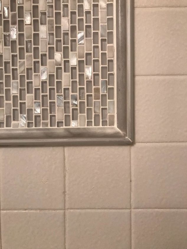 new life to old bathtub surround tile over tile yes you can