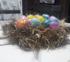 driftwood easter egg nest