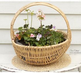 18 adorable container garden ideas to copy this spring, New Look for an Old Basket
