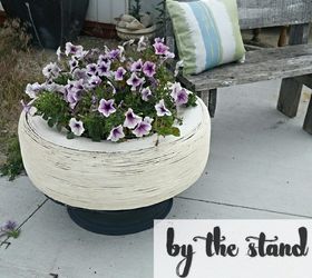 18 adorable container garden ideas to copy this spring, DIY Tire Planter