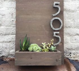 18 adorable container garden ideas to copy this spring, Planter House Number