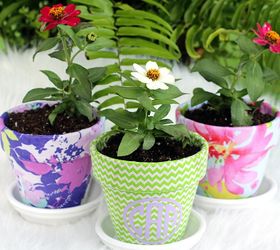 18 adorable container garden ideas to copy this spring, Monogrammed Summer Pots