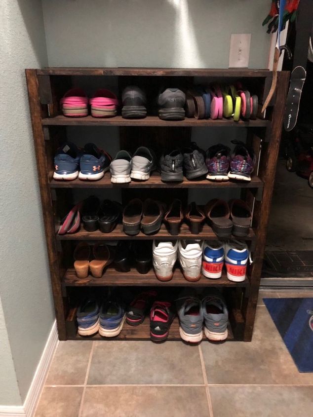 Simple Shoe Rack | Hometalk