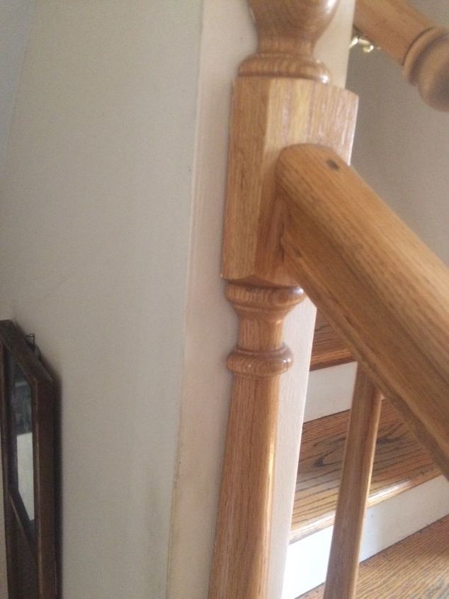 the bannister is coming off the wall how do i fix this