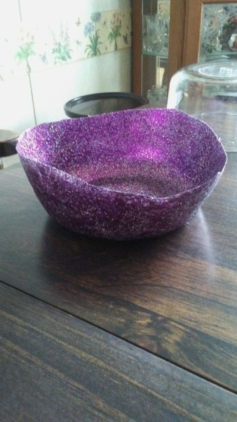 q how can i make a mod podge glitter bowl stronger or stiffer