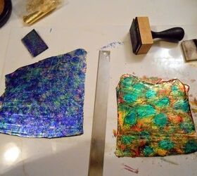 make your own tiles out of polymer clay