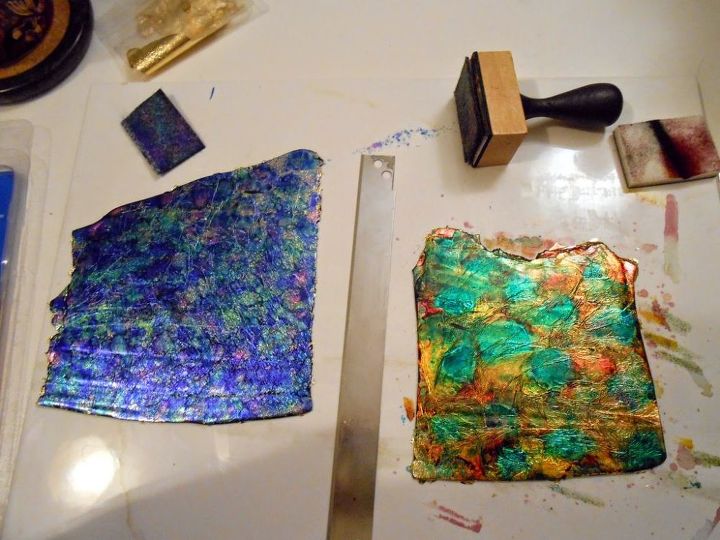 make your own tiles out of polymer clay