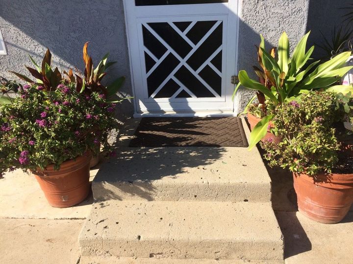 q how to widen my front steps without doing a total demo and rebuild fo