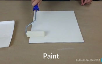 Cómo pintar un suelo con una plantilla de azulejos